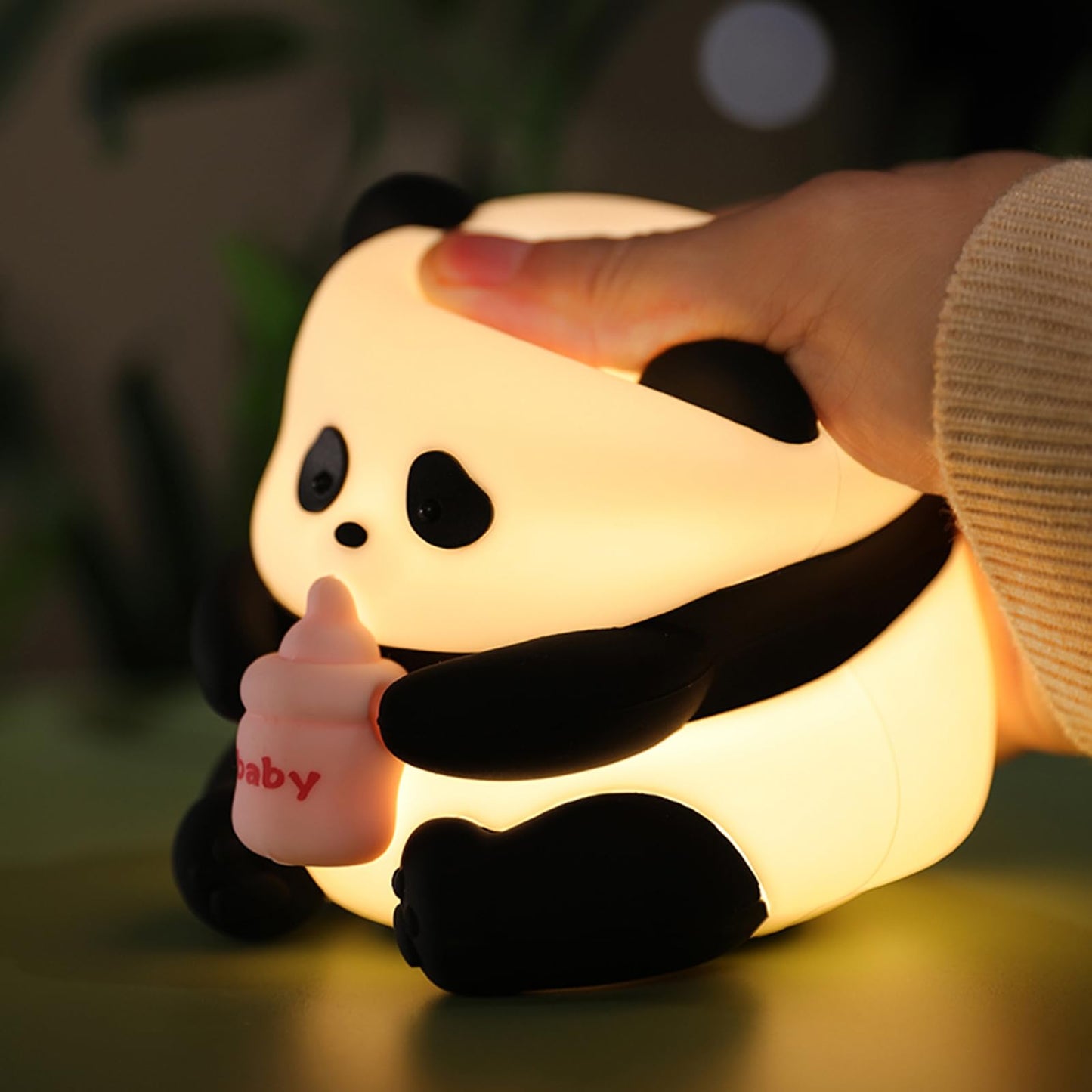 Luz nocturna de panda