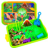 Contenedor sensorial Dino Galaxy, hecho por mí, para explorar y crear