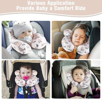 Vocheer - Almohada para el cuello del bebé para asiento de automóvil