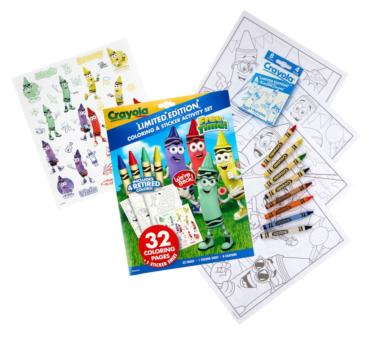 Crayola Set de Colorear y Actividades de Colores Retirados