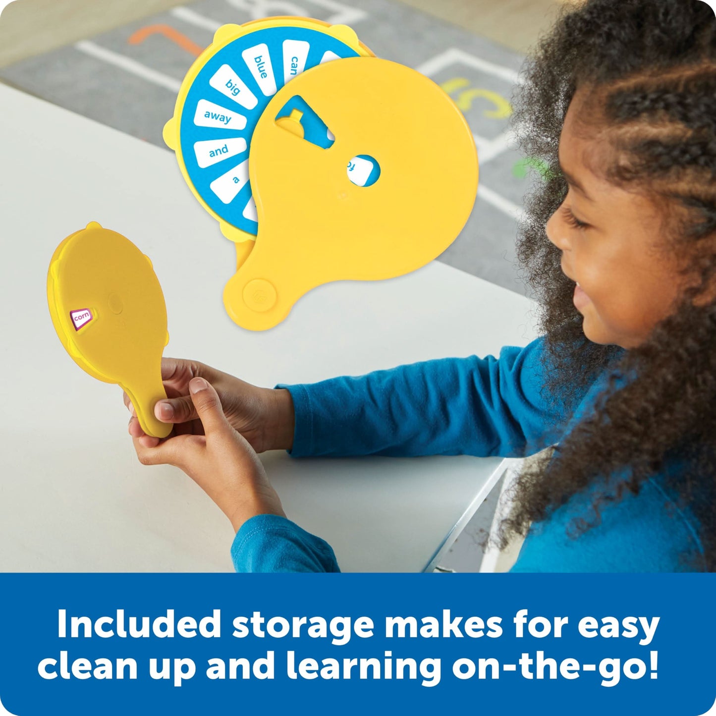 Learning Resources Skill Builders! Juego de preguntas de palabras de vista con rueda