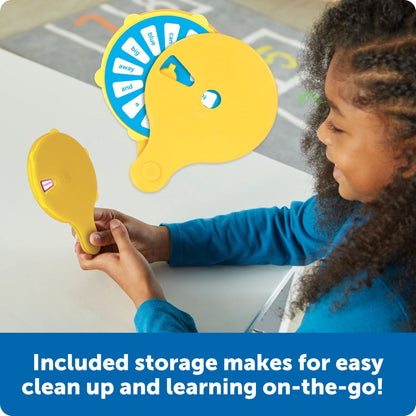 Learning Resources Skill Builders! Juego de preguntas de palabras de vista con rueda