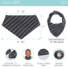 The Peanutshell Bandana Baberos para babas para bebés niños o niñas, juego de 8 unidades