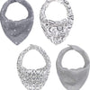 The Peanutshell Bandana Baberos para babas para bebés niños o niñas, juego de 8 unidades