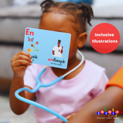 Tarjetas criollas haitianas – Aprender criollo para niños pequeños