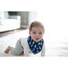 Babero bandana Dr. Brown’s™ con mordedor a presión, dinosaurios y gotas azules (paquete de 2)