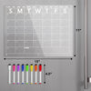 Calendario magnético acrílico transparente para refrigerador
