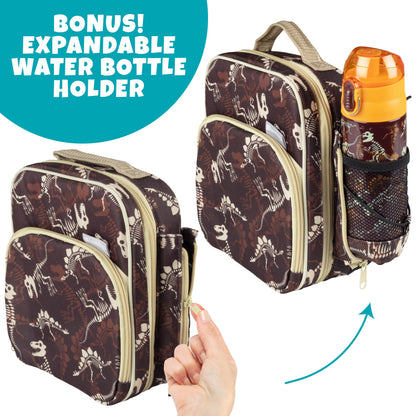 Bentology Juego de bolsas de almuerzo para niños con botella