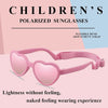 FBHLZ Gafas de sol polarizadas con forma de corazón para bebés, 0-24 meses