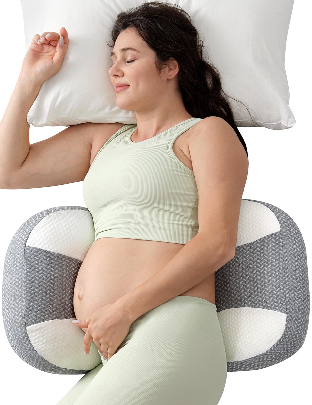 Momcozy Almohada de embarazo portátil para dormir
