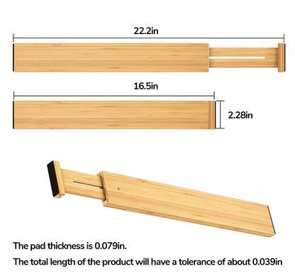 PIPISHELL Divisores de cajones para organización de cocina