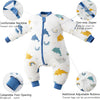 Saco de dormir para niños pequeños con pies de 2.5 Tog, Talla M