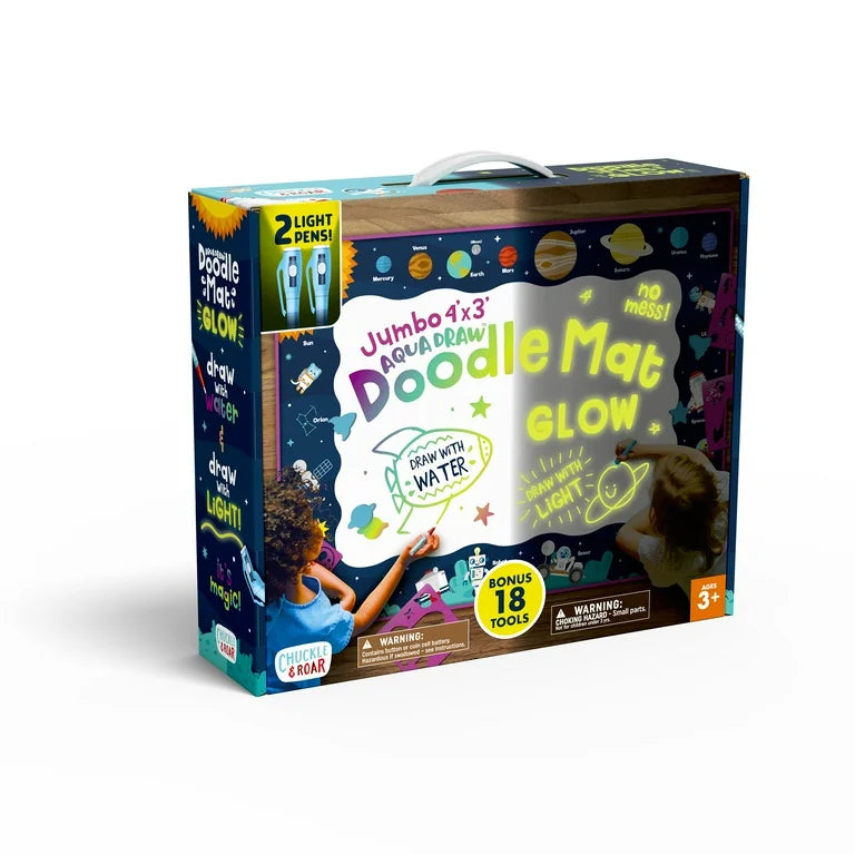 Chuckle & Roar Alfombra Doodle de Poliéster con Dibujo Agua para Niños