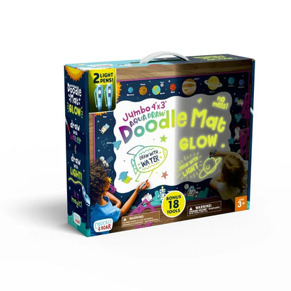 Chuckle & Roar Alfombra Doodle de Poliéster con Dibujo Agua para Niños