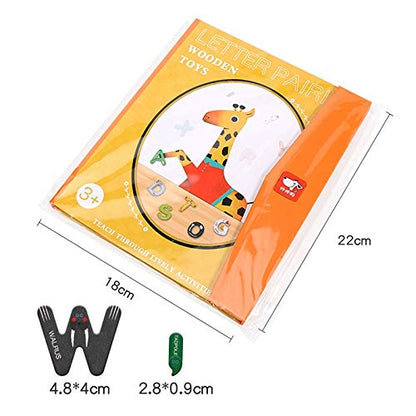 Dorakitten Juego De Letras Magnéticas Interesante Enseñanza Creativa Del Alfabeto