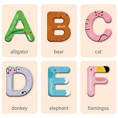 Dorakitten Juego De Letras Magnéticas Interesante Enseñanza Creativa Del Alfabeto