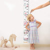 Tabla de crecimiento de lona para niños para pared, 79 x 7,9 pulgadas, color rosa