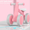SEREED Bicicleta de equilibrio con 4 ruedas para bebés