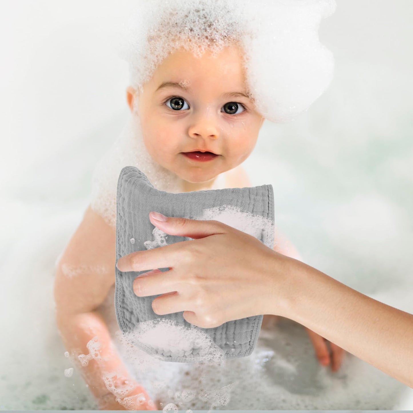 Paño para eructos de bebé 100% algodón, paño para eructos de muselina de algodón para recién nacidos 10 x 20 pulgadas