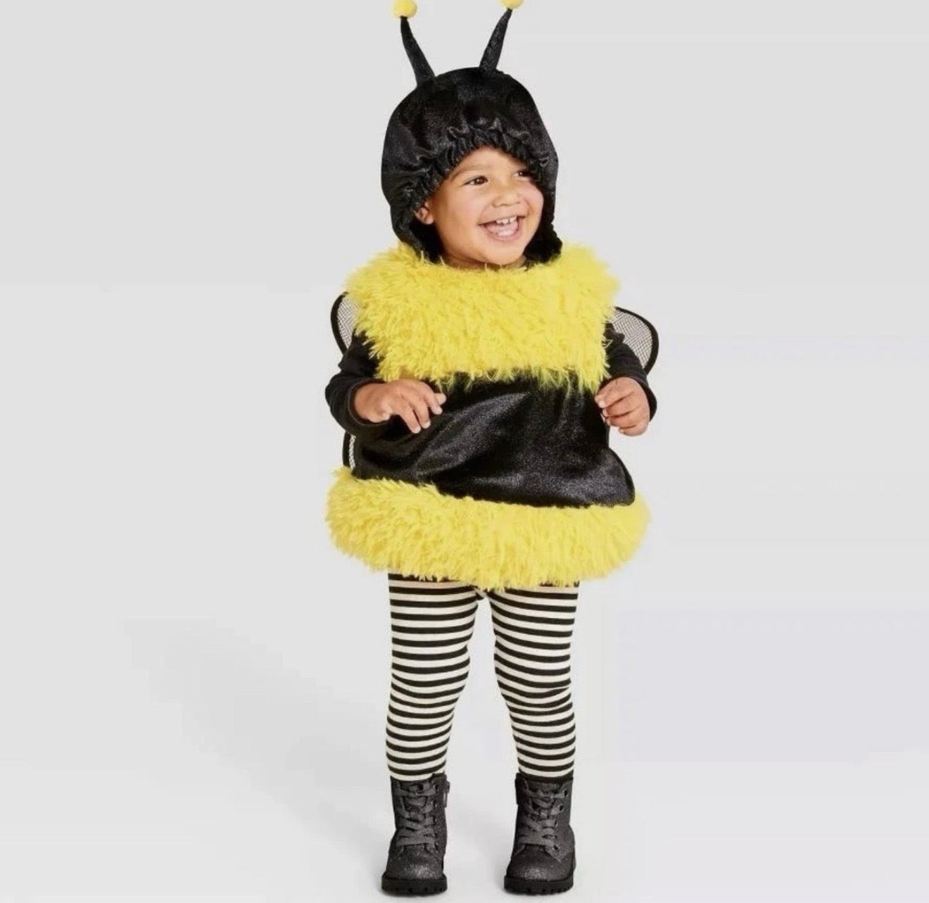 Disfraz de abeja de 6-12 meses (no incluye medias)