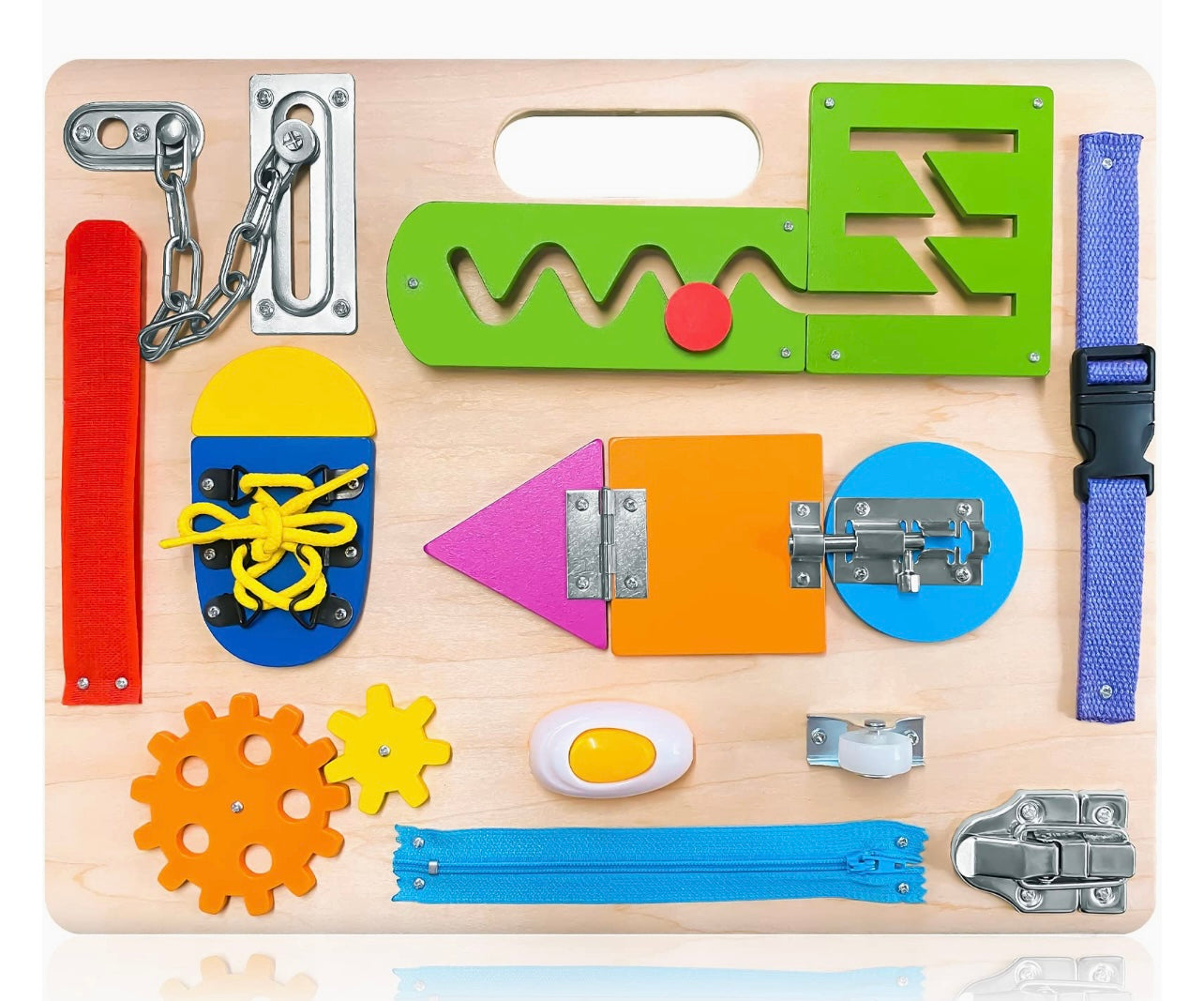 Montessori - Tabla de actividades para niños pequeños