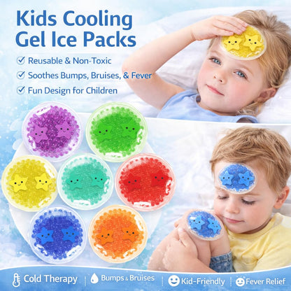 Boo Boo - Paquetes de hielo – 8 paquetes pequeños de compresa fría de gel