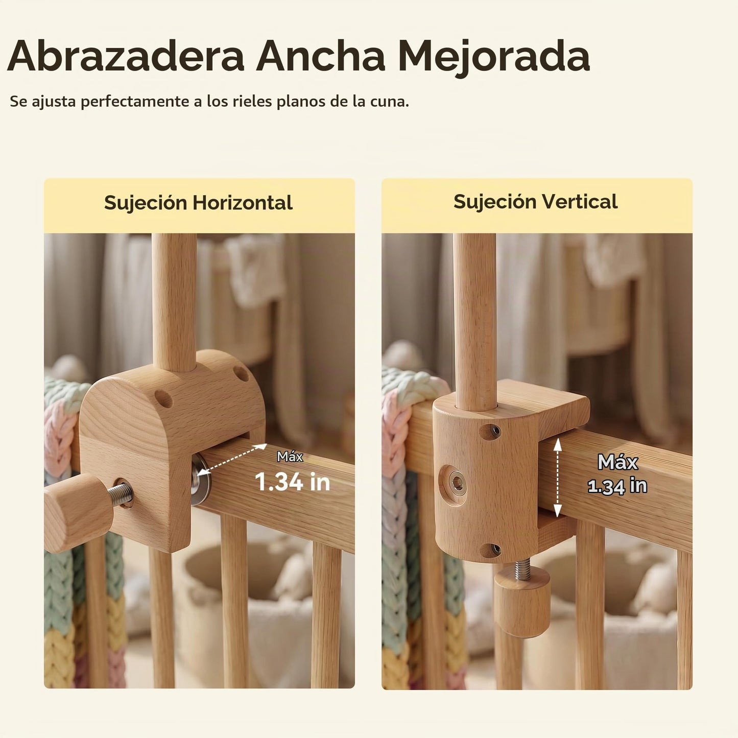 let's make Brazo móvil para cuna de bebé