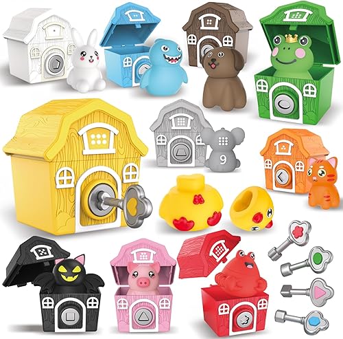 Grarain Little People Juguetes de animales de granja - Juego de 30 piezas