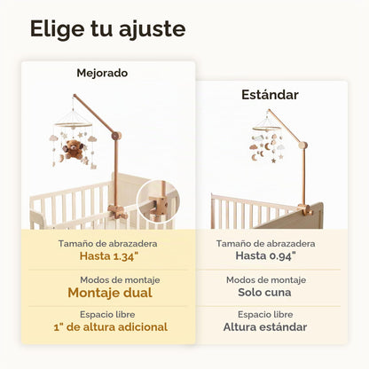 let's make Brazo móvil para cuna de bebé
