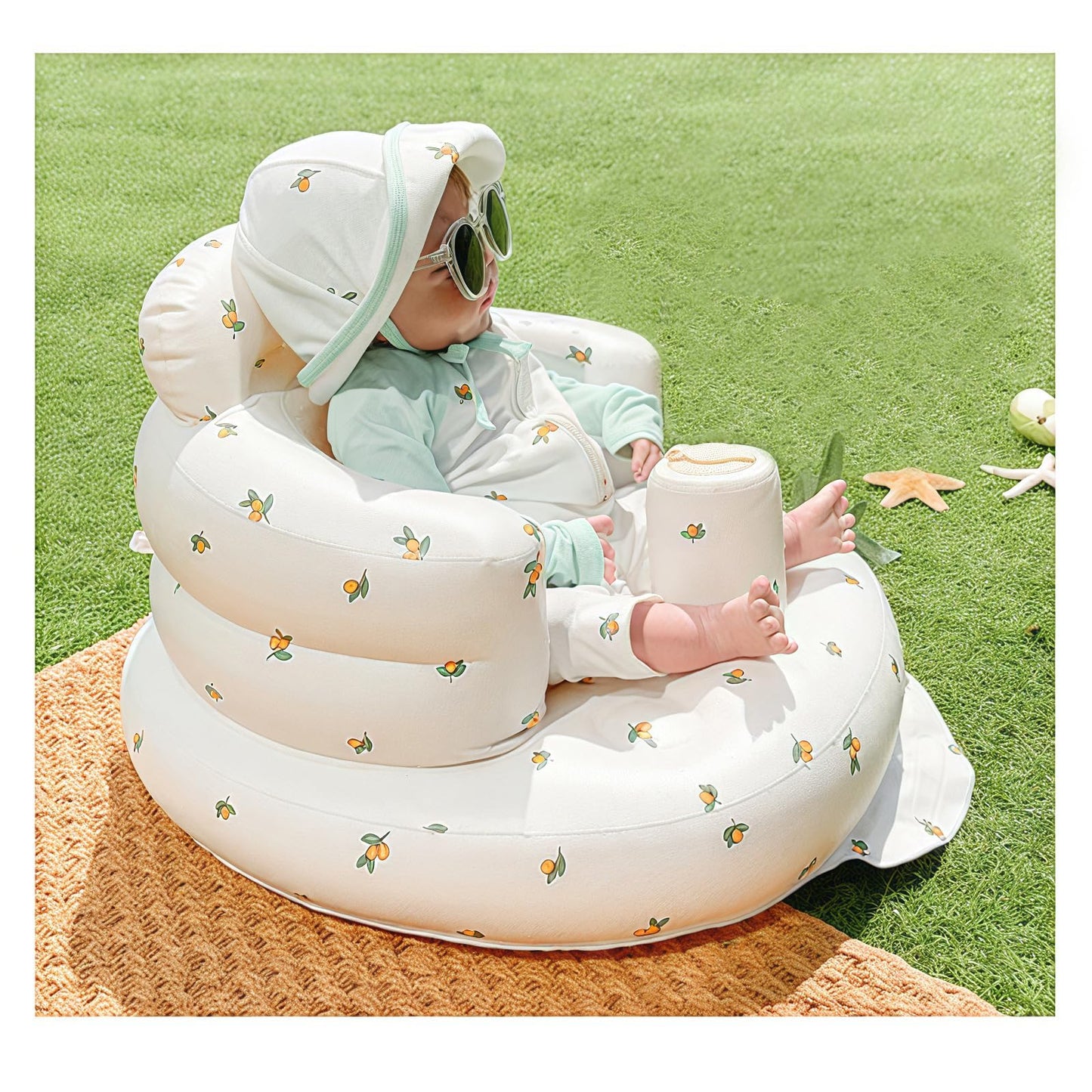 AirSwim - Silla de bebé inflable, asiento inflable para bebés de 3 meses en adelante