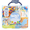 Bluey - Estuche sensorial apilable reutilizable con calcomanías
