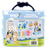 Bluey - Estuche sensorial apilable reutilizable con calcomanías
