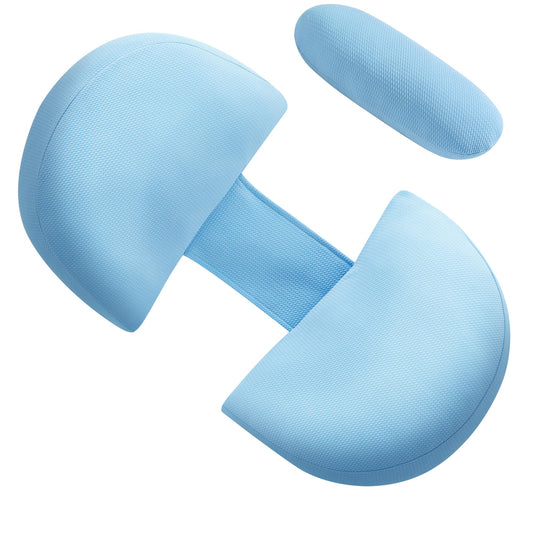 napz Almohadas de embarazo, almohada de maternidad para espalda, caderas, piernas, vientre