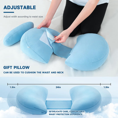 napz Almohadas de embarazo, almohada de maternidad para espalda, caderas, piernas, vientre