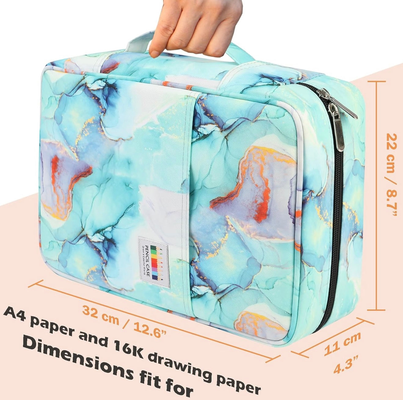 OVAKIA Estuche de Lápices,Organizador de Gran Capacidad