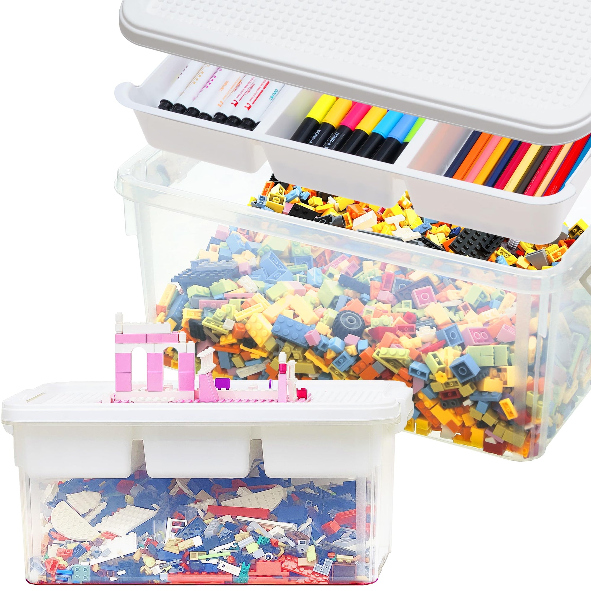 Caja de almacenamiento de plástico