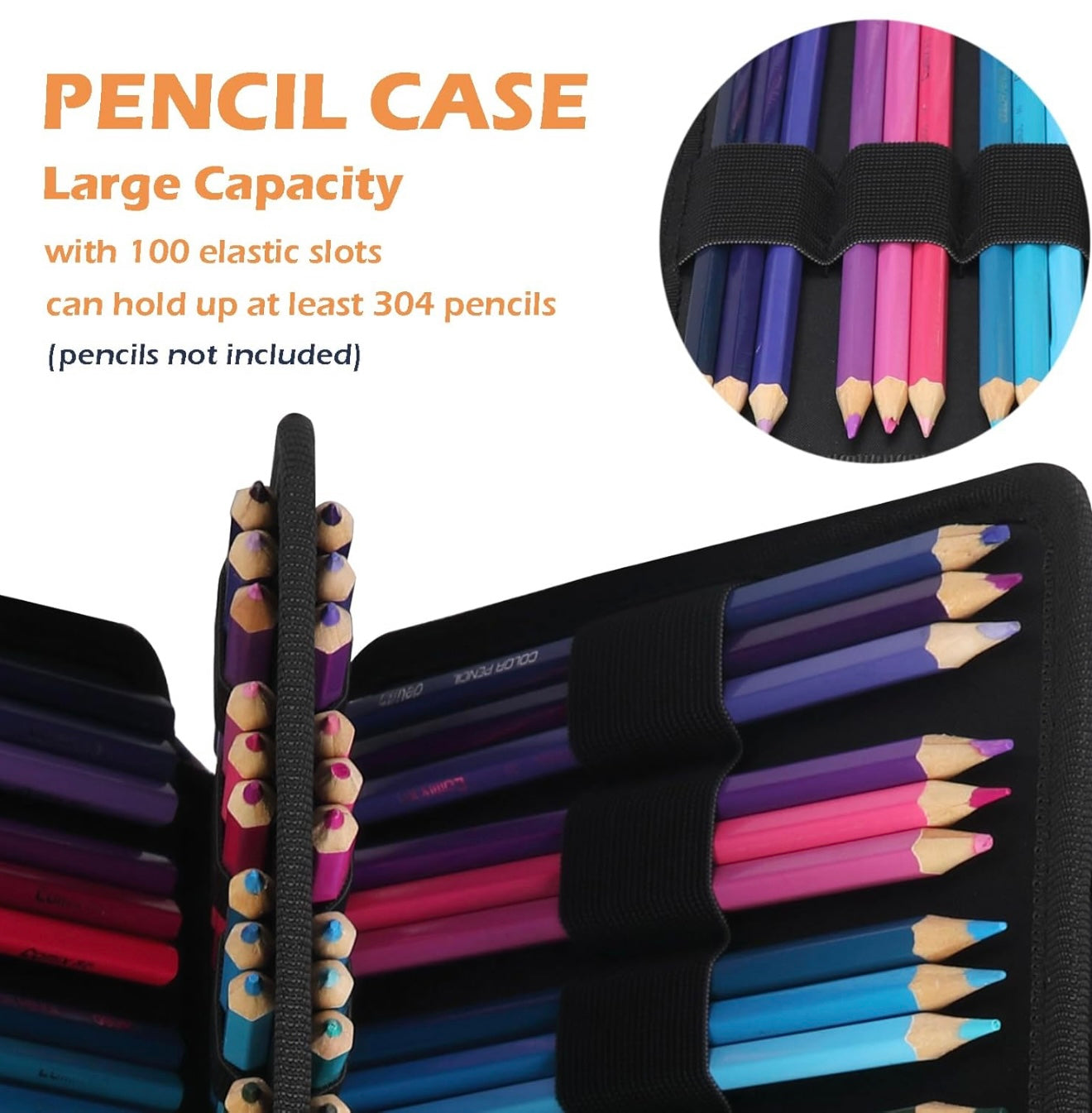 OVAKIA Estuche de Lápices,Organizador de Gran Capacidad