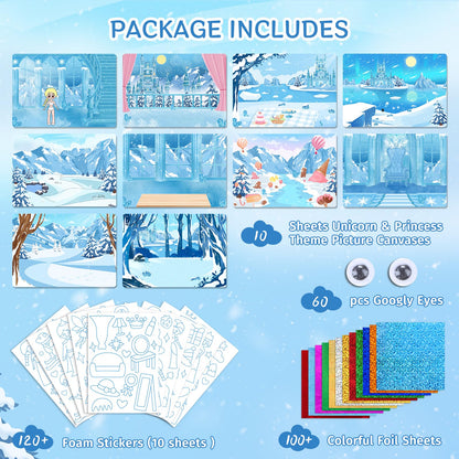 PERRYHOME Arte y manualidades de aluminio para niños