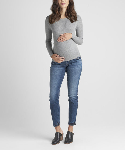 Jeans vaqueros premamá ajustados de tiro medio Elyse, Talla w27/ L29