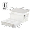 Caja de almacenamiento de plástico