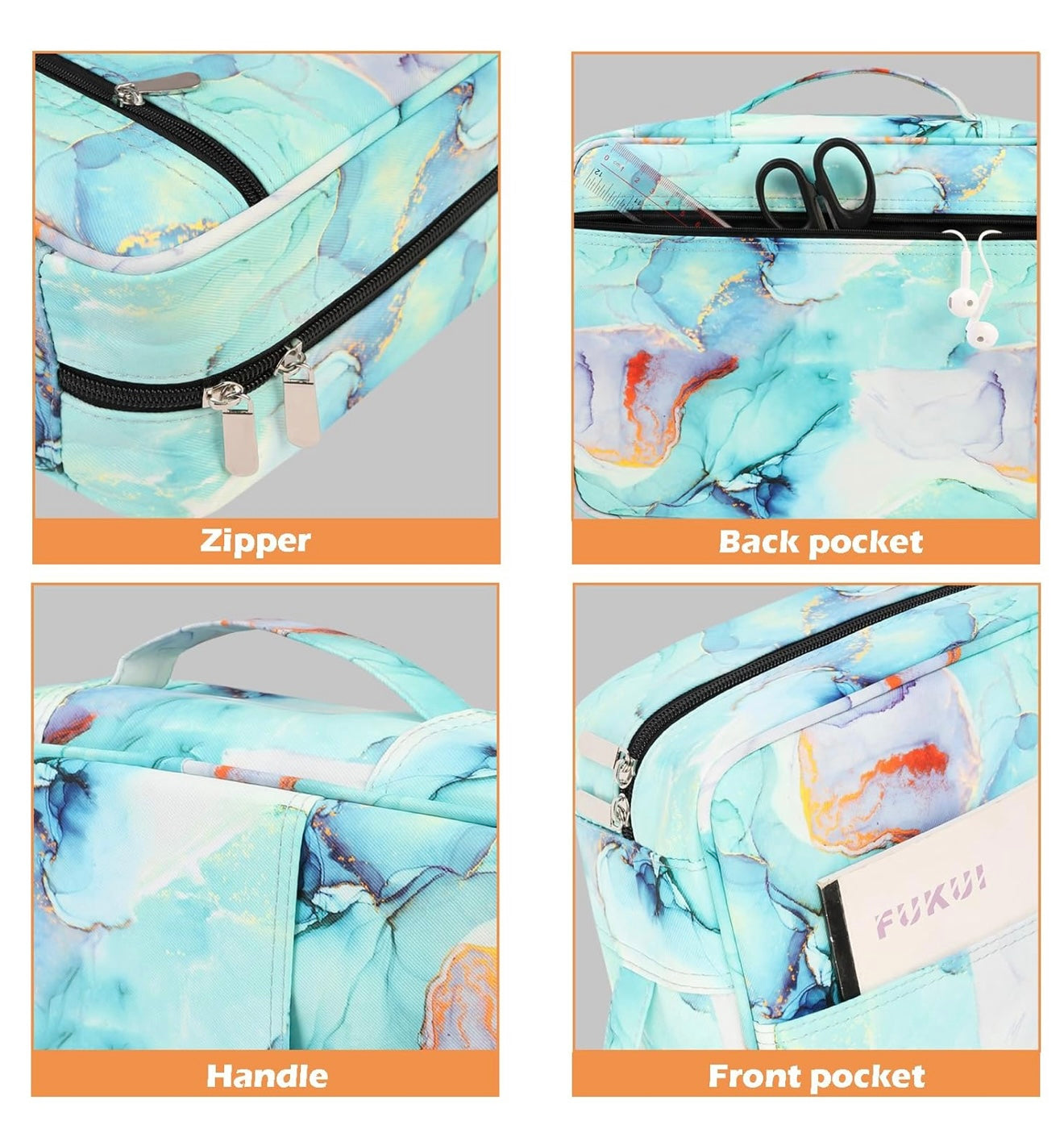 OVAKIA Estuche de Lápices,Organizador de Gran Capacidad