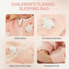 MICHLEY Saco de dormir unisex de franela para bebé, 18-24 meses