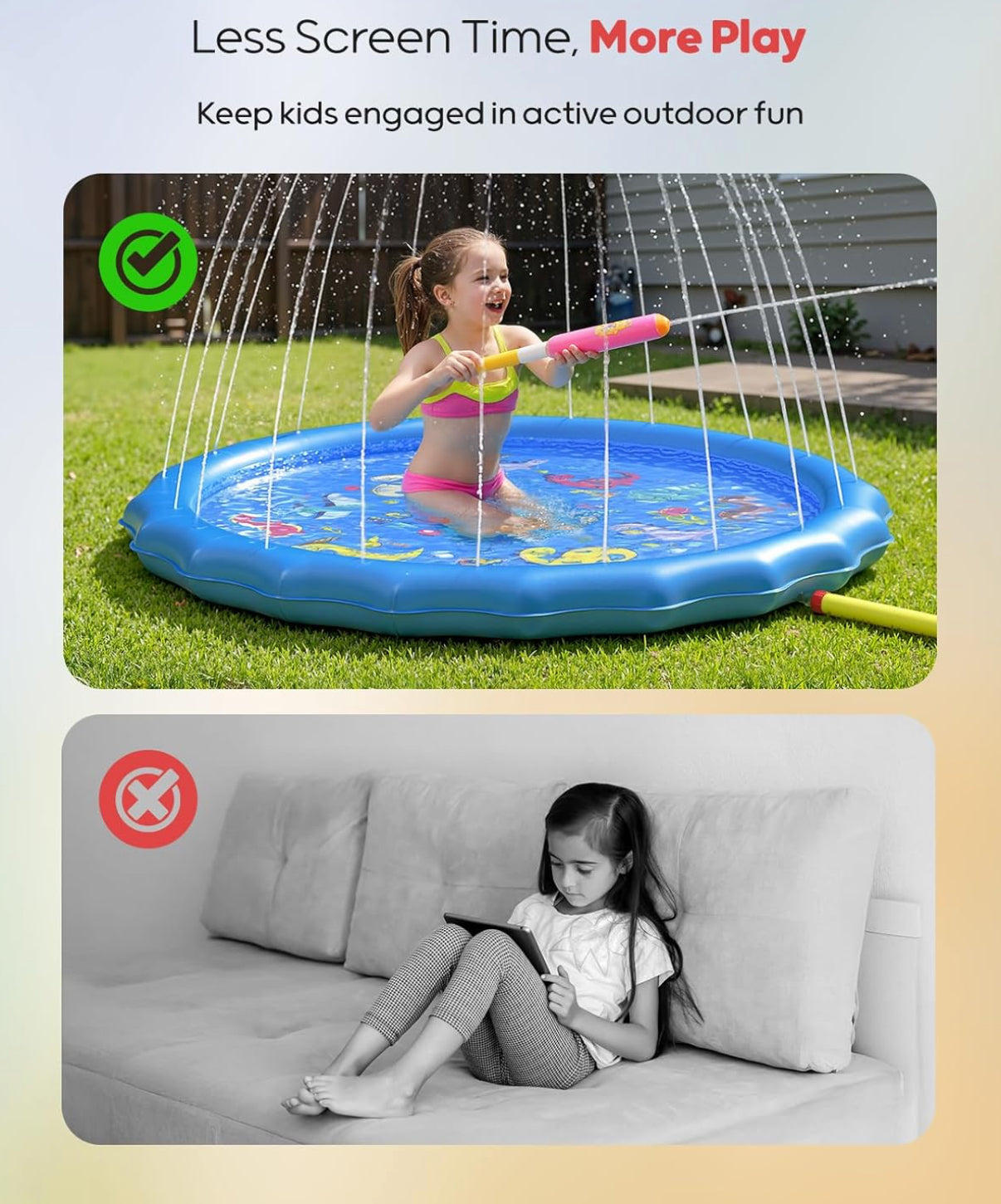 QPAU Almohadillas de salpicaduras para niños pequeños