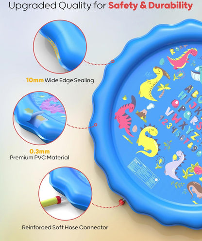 QPAU Almohadillas de salpicaduras para niños pequeños