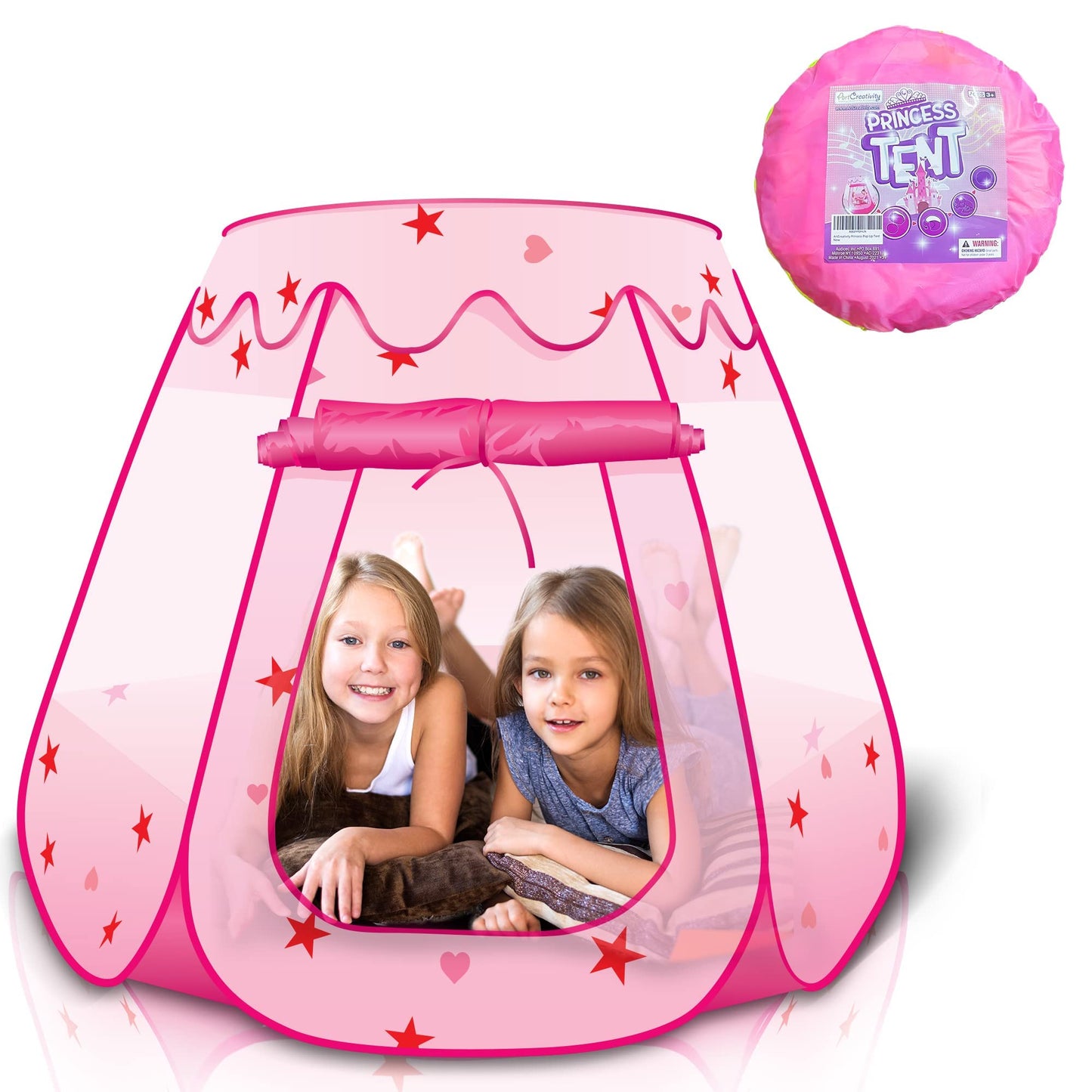 Tienda de campaña desplegable de princesa