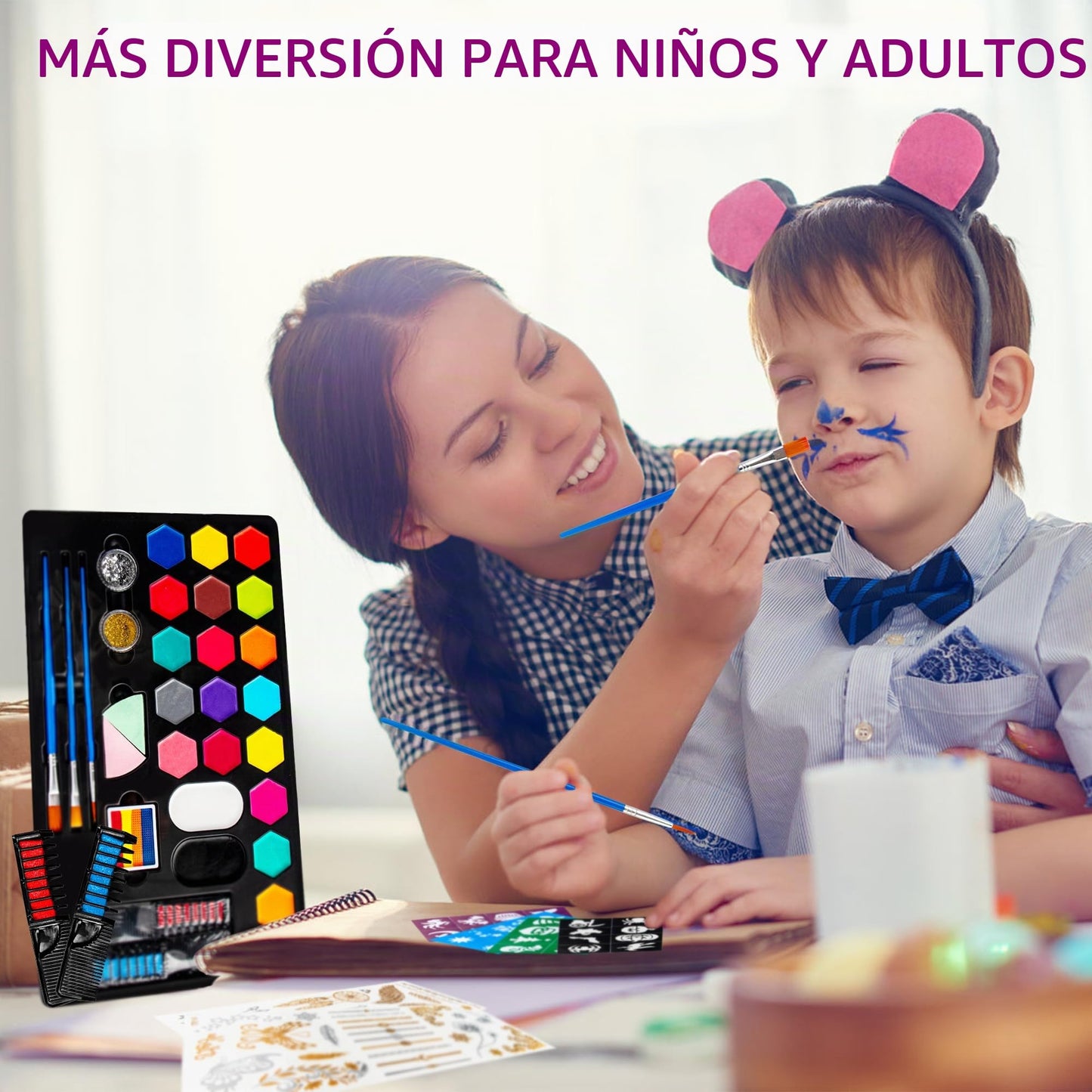Kit de Pintura Facial de 20 Colores