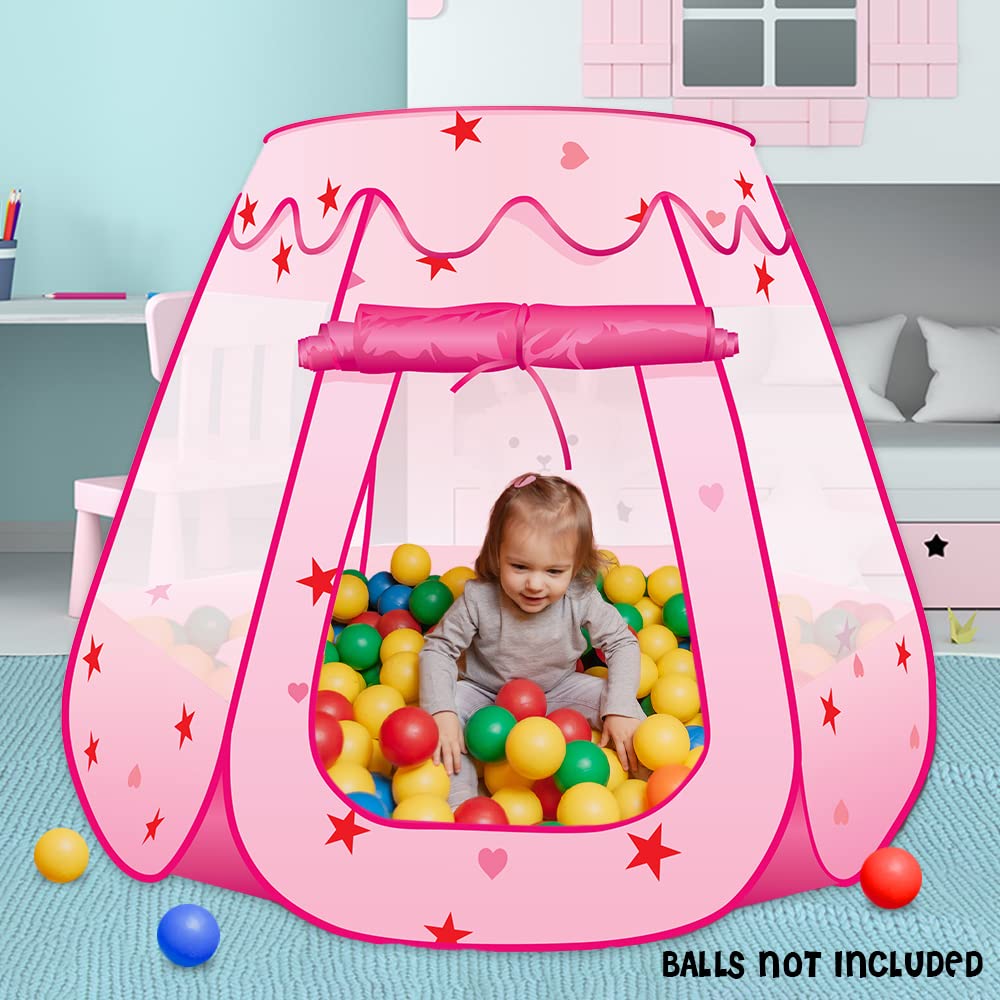 Tienda de campaña desplegable de princesa
