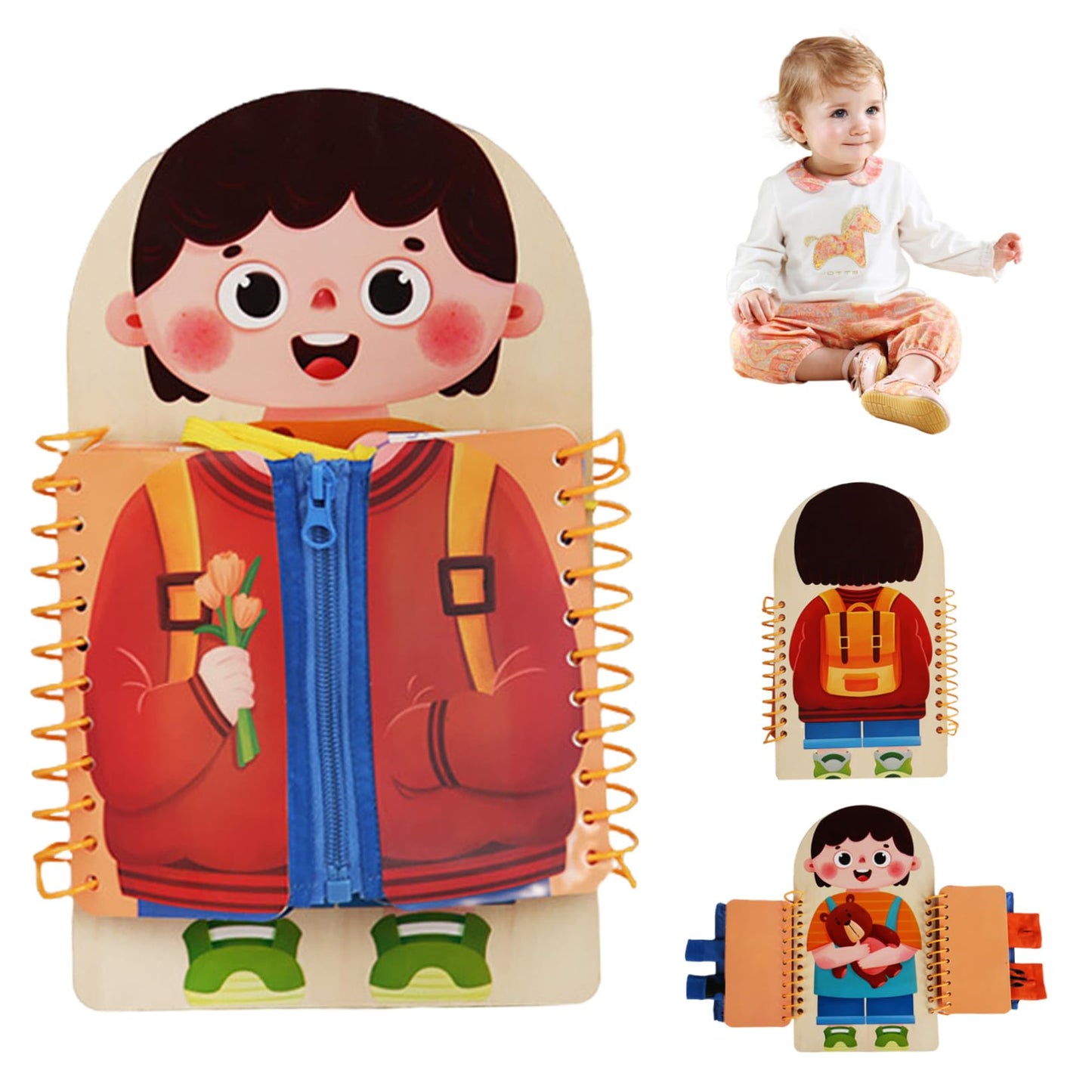 Tablas para Aprender a Vestir, práctica educativa para Atar Zapatos para niños