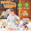 Chillife juguetes Montessori 5 en 1 para bebés de 6 a 12 meses