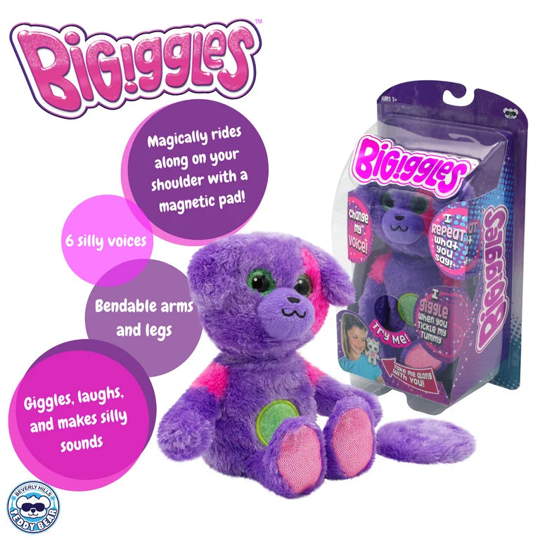 BiGiggles Take-Along , Peluche Chat-Back